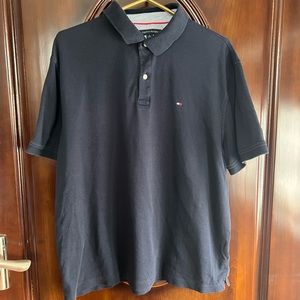 Tommy Hilfiger Men’s XL Polo shirt Short Sleeve Navy Blue